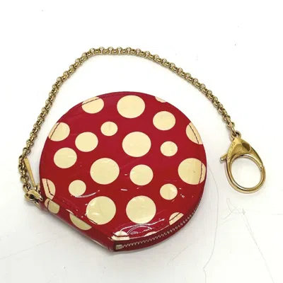 Pre-owned Louis Vuitton Red Leather Coin Purse/coin Case ()