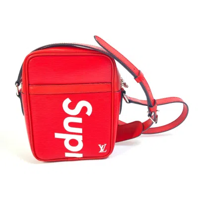 Pre-owned Louis Vuitton Red Leather Shoulder Bag ()