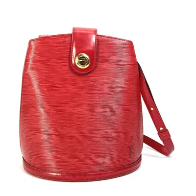 Pre-owned Louis Vuitton Red Leather Shoulder Bag ()