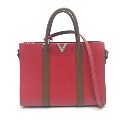 Pre-owned Louis Vuitton Red Leather Tote Bag ()