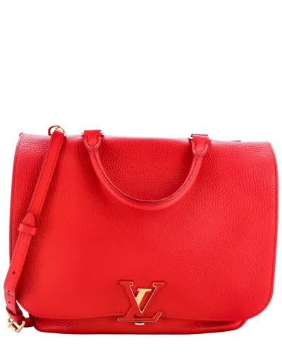 Pre-owned Louis Vuitton Red Leather Volta (authentic Pre-loved)