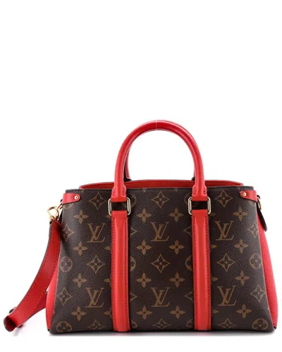 Louis Vuitton Red Monogram Canvas & Leather Soufflot Bb (authentic Pre-loved)