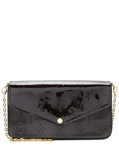 Louis Vuitton Red Monogram Vernis Felicie Pochette (authentic Pre-loved)