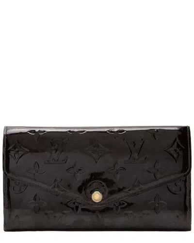 Louis Vuitton Red Monogram Vernis Sarah Nm Wallet (authentic Pre-loved)
