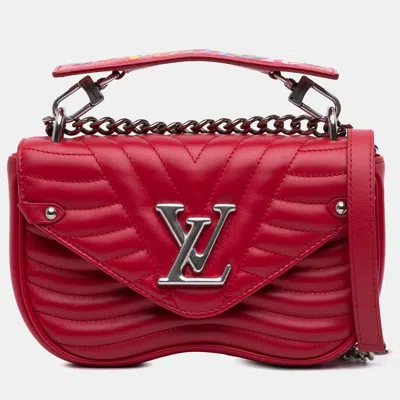 Pre-owned Louis Vuitton Red New Wave Chain Bag Pm