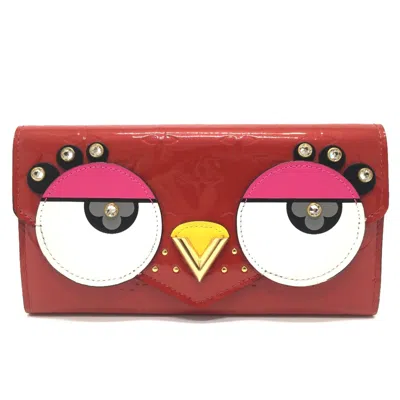 Pre-owned Louis Vuitton Red Other Long Wallet (bi-fold) ()
