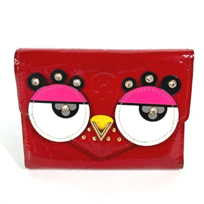 Pre-owned Louis Vuitton Red Other Wallet (tri-fold) ()