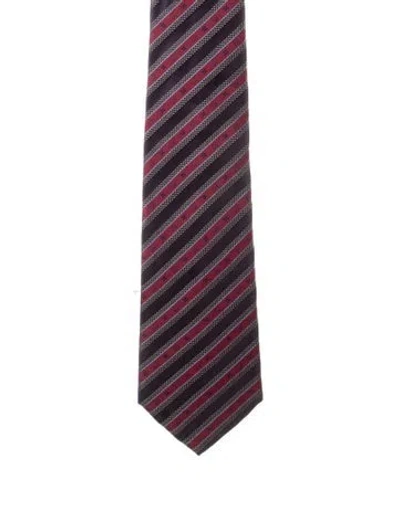 Pre-owned Louis Vuitton Red Patterned Tie