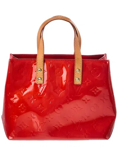 Louis Vuitton Red Vernis Leather Reade Pm (authentic Pre-loved)