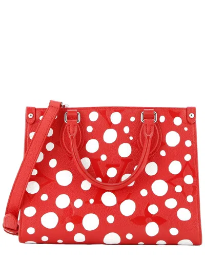 Louis Vuitton Red/white Monogram Empreinte Giant Ltd. Ed. Yayoi Kusama  Infinity Dots Onthego Tote (