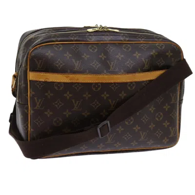 Pre-owned Louis Vuitton Reporter Brown Canvas Shoulder Bag ()