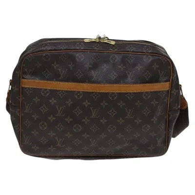Pre-owned Louis Vuitton Reporter Brown Canvas Shoulder Bag ()
