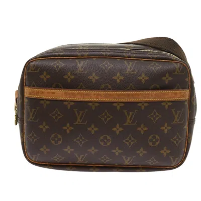 Pre-owned Louis Vuitton Reporter Brown Canvas Shoulder Bag ()