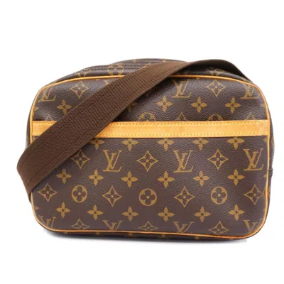 Pre-owned Louis Vuitton Reporter Brown Leather Shoulder Bag ()