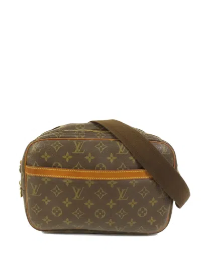 Pre-owned Louis Vuitton Reporter Pm Shoulder Bag In Brown