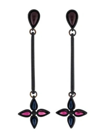Pre-owned Louis Vuitton Resin Drop Earrings