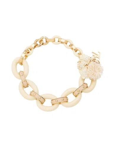 Pre-owned Louis Vuitton Resin Flower Necklace (authentic Pre-loved)