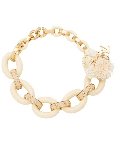 Pre-owned Louis Vuitton Resin Flower Necklace (authentic Pre-loved)