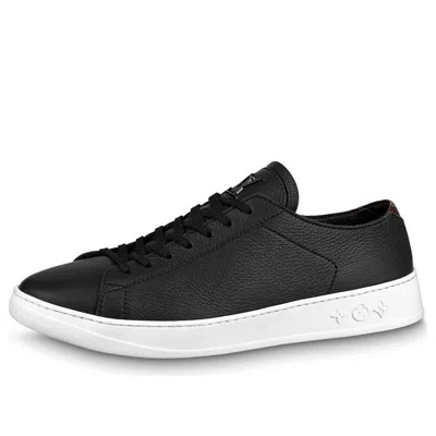 Pre-owned Louis Vuitton Resort Sneakers 'black Leather'