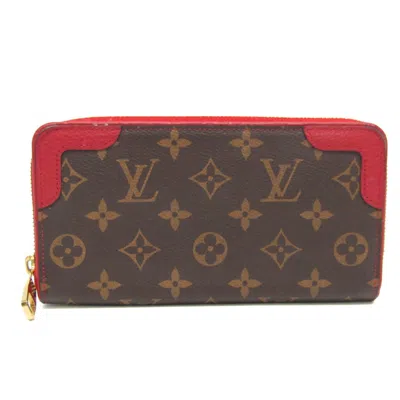 Pre-owned Louis Vuitton Retiro Brown Canvas Wallet  ()