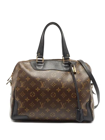 Pre-owned Louis Vuitton Retiro Monogram-canvas Tote Bag In Brown