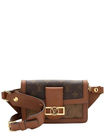 Pre-owned Louis Vuitton Reverse Monogram Dauphine Belt Bag (authentic Pre-loved)