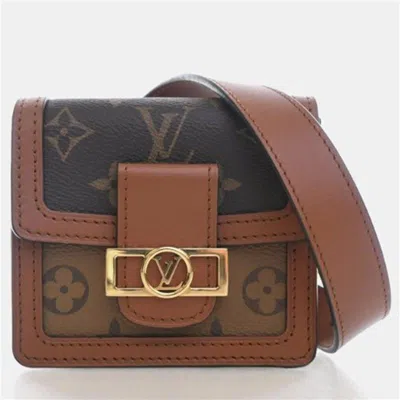 Pre-owned Louis Vuitton Reverse Monogram Dauphine Belt Bag In Brown