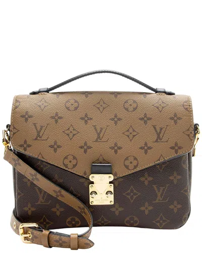 Pre-owned Louis Vuitton Reverse Monogram Pochette Metis Shoulder Bag (authentic Pre-  Loved)