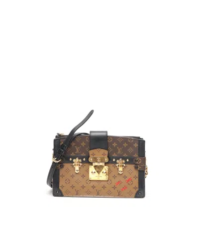 Pre-owned Louis Vuitton Reverse Monogram Trunk Clutch Bag In Multi