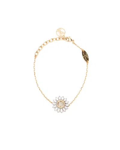 Pre-owned Louis Vuitton Rhinestone Lv Starlight Charm Bracelet In Multi