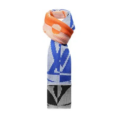 Louis Vuitton Rib Flower Scarf In Multicolor