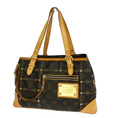 Pre-owned Louis Vuitton Rivet Brown Canvas Shoulder Bag ()