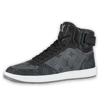 Pre-owned Louis Vuitton Rivoli Ankle Sneakers 'grey Monogram'