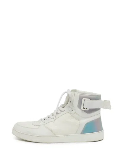 Pre-owned Louis Vuitton Rivoli High-top Sneakers In White
