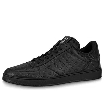 Pre-owned Louis Vuitton Rivoli Sneakers 'black Mini Monogram'