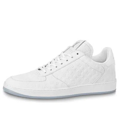 Pre-owned Louis Vuitton Rivoli Sneakers 'white Mini Monogram'