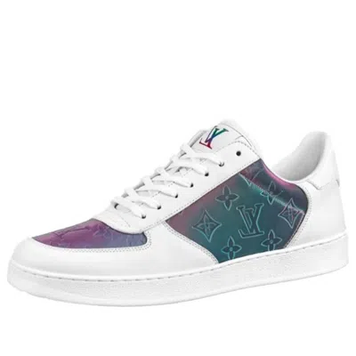 Pre-owned Louis Vuitton Rivoli Sneakers 'white With Shell Shine Monogram' In Multi