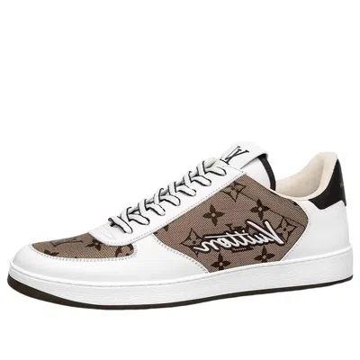Pre-owned Louis Vuitton Rivoli Sneakers 'white With Vintage Monogram'