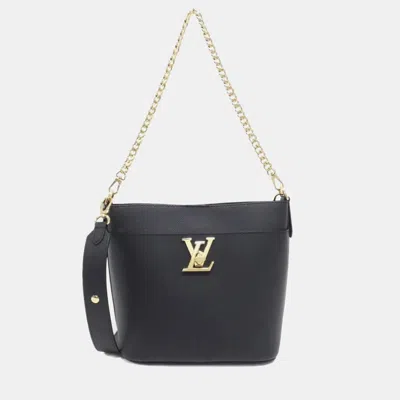 Pre-owned Louis Vuitton Rock & Walk Black Leather Shoulder Bag