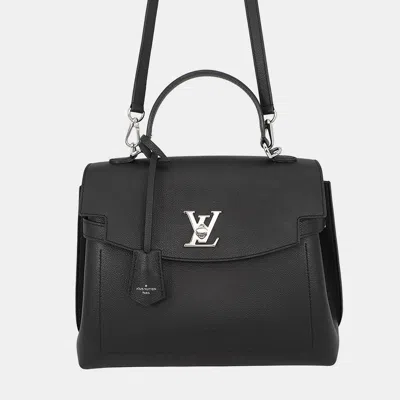 Pre-owned Louis Vuitton Rock Me Ever Noir Leather Size Bb In Black
