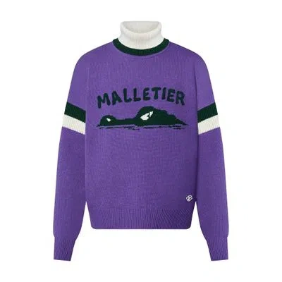 Louis Vuitton Rollneck Pullover In Purple