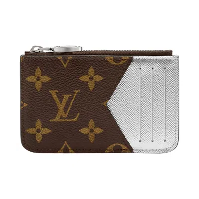 Pre-owned Louis Vuitton Romy Card Holder 'brown Monogram Canvas/silver' | Women's Size Onesize
