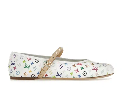 Pre-owned Louis Vuitton Romy Flat Ballerina Takashi Murakami (women's) Sneakers In