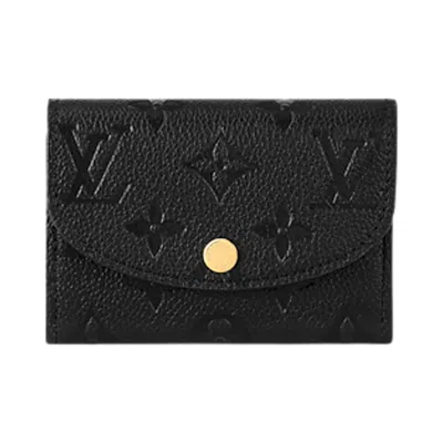 Pre-owned Louis Vuitton Rosalie Coin Purse 'black Monogram Embossed Empreinte Cowhide Leather' | Women's Size