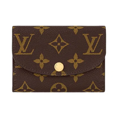 Pre-owned Louis Vuitton Rosalie Coin Purse 'brown Monogram Canvas/rose Ballerine Pink' | Men's Size Onesize