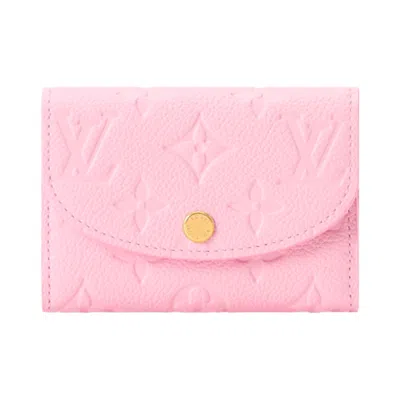 Pre-owned Louis Vuitton Rosalie Coin Purse 'confetti Pink Monogram Embossed Empreinte Cowhide Leather' | Women
