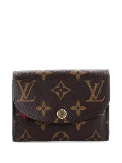 Pre-owned Louis Vuitton Rosalie Coin Purse Monogram Canvas Pouch In Brown