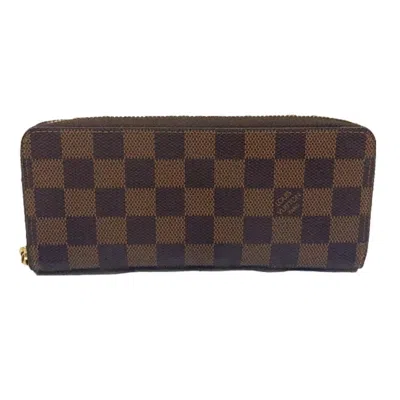 Pre-owned Louis Vuitton Rose Ballerine Damier Canvas Long Wallet (bi-fold) ()