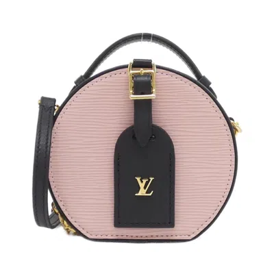 Pre-owned Louis Vuitton Rose Ballerine Leather Shoulder Bag ()