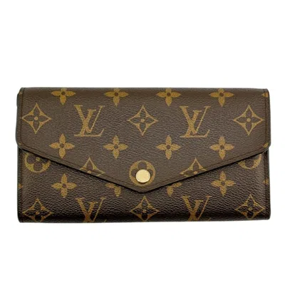 Pre-owned Louis Vuitton Rose Ballerine Monogram Long Wallet (bi-fold) ()